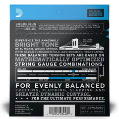 DAddario Bass Guitar Strings D'Addario EXL170BT Bass Guitar Strings Balanced Tension Nickel Wound