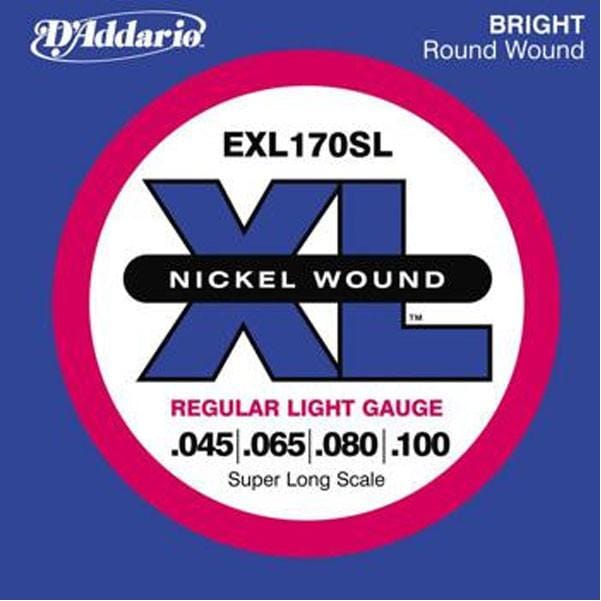 daddario bass guitar strings d'addario exl170sl  soft super long bass strings