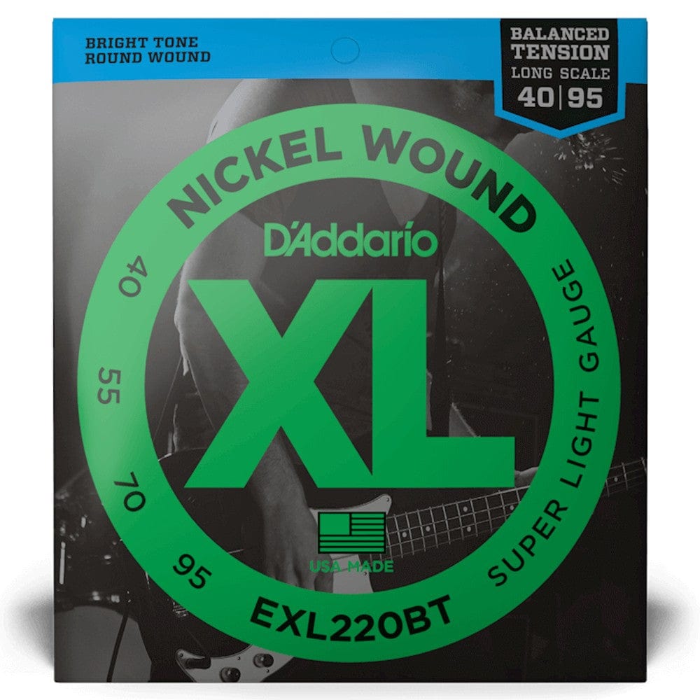 daddario bass guitar strings daddario exl220bt bass guitar strings balanced tension nickel wound