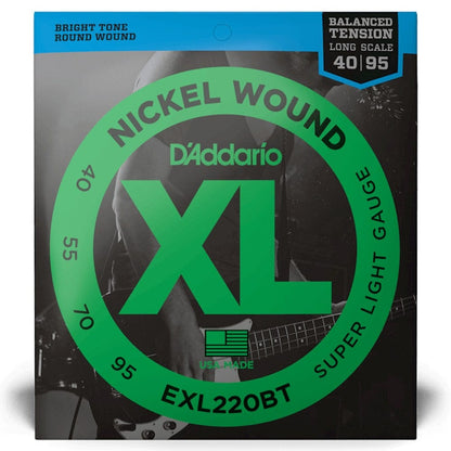 daddario bass guitar strings daddario exl220bt bass guitar strings balanced tension nickel wound