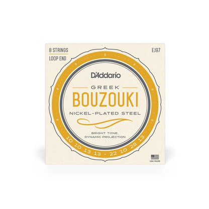 daddario bouzouki strings d'addario ej97 greek bouzouki 4 string set