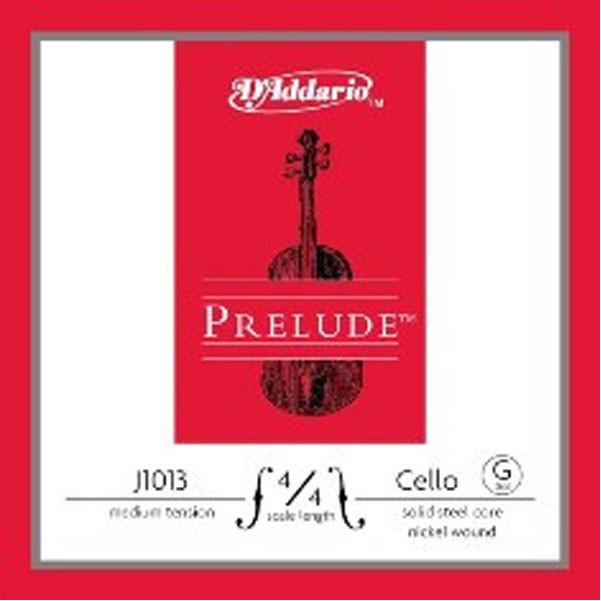 daddario cello strings d'addario prelude-g medium-set j1013 4/4m cello strings