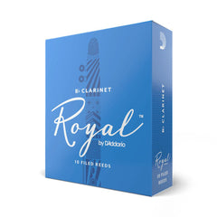 DAddario Clarinet Reeds 2.5 D'Addario Royal RCB10 Bb Clarinet Reeds Pack Of 10