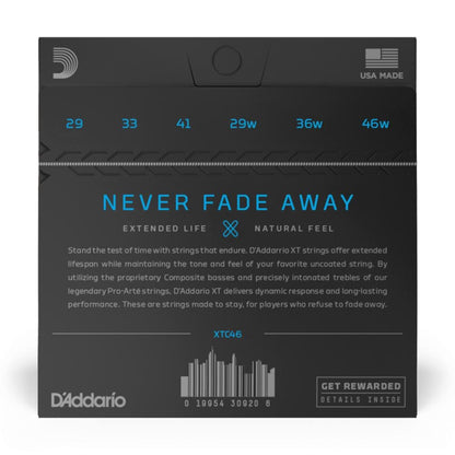 daddario classical guitar strings 0.0285 - 0.046 d'addario xt classical guitar hard tension string set     