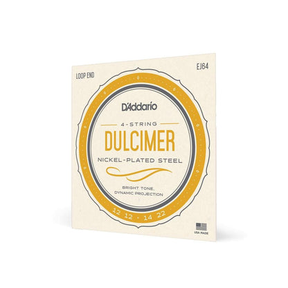 daddario dulcimer strings d'addario ej64 dulcimer 4 string set