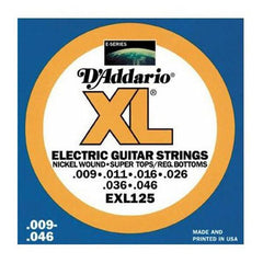 DAddario Electric Guitar Strings D'Addario EXL125 Light Top/Regular Bottom Electric Guitar Strings