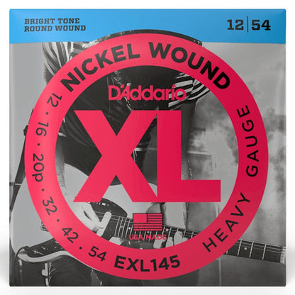 daddario electric guitar strings d'addario exl145 nickel wound 0.12-0.54 electric guitar strings