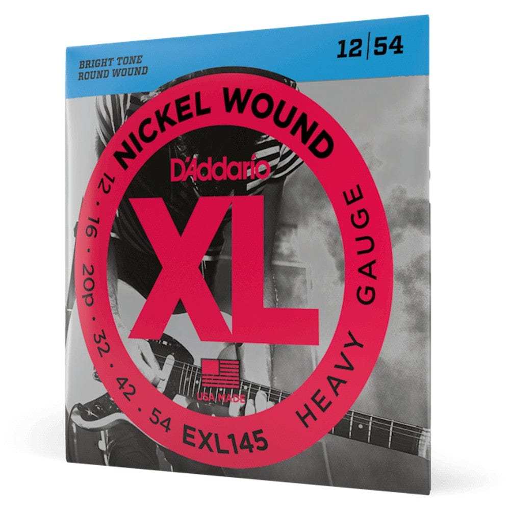 daddario electric guitar strings d'addario exl145 nickel wound 0.12-0.54 electric guitar strings