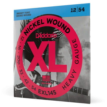 daddario electric guitar strings d'addario exl145 nickel wound 0.12-0.54 electric guitar strings