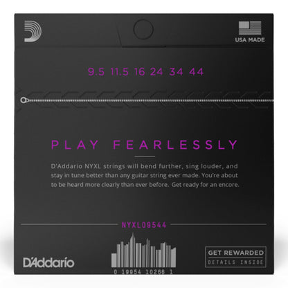 DAddario Electric Guitar Strings D'Addario NYXL09544 Nickel Wound Electric Guitar Strings