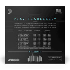 DAddario Electric Guitar Strings D'Addario NYXL1138PS E9th Pedal Steel Regular Light Electric Guitar String Set