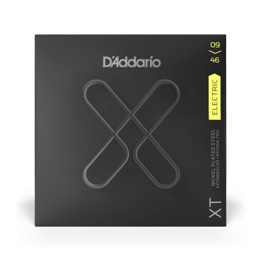 daddario electric guitar strings d'addario xt nickel plated steel electric guitar strings coated set      #gauges_.009-.046-super-light-top-regular-bottom