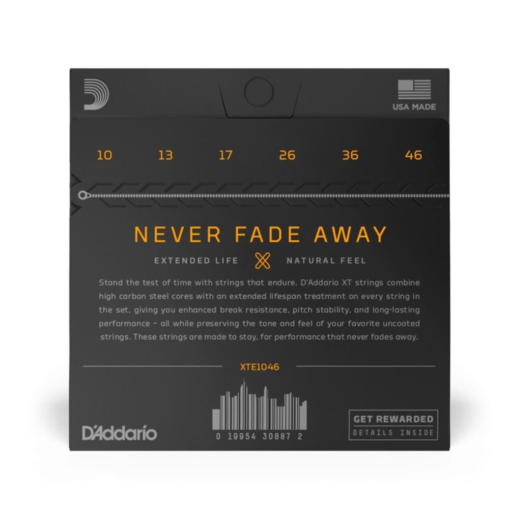 daddario electric guitar strings d'addario xt nickel plated steel electric guitar strings coated set      