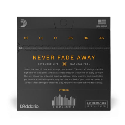daddario electric guitar strings d'addario xt nickel plated steel electric guitar strings coated set      