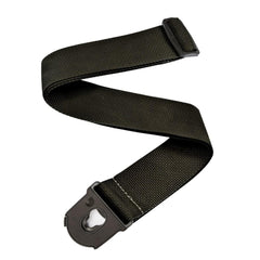 DAddario Guitar Straps Black D'Addario Planet Lock Polypropylene Guitar Strap