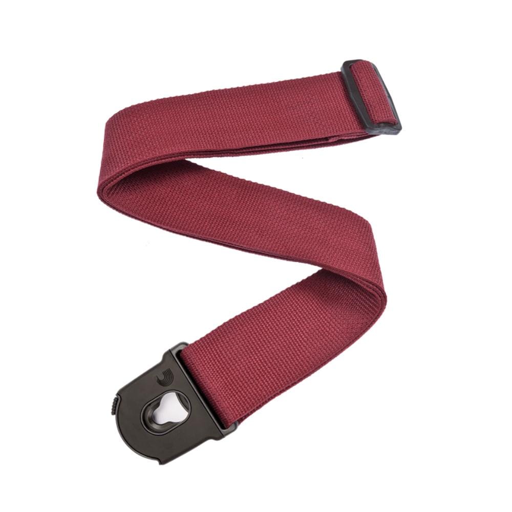daddario guitar straps red d'addario planet lock polypropylene guitar strap      #color_red