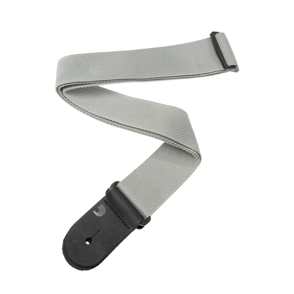 daddario guitar straps silver d'addario 50mm polypropylene guitar strap      #color_silver