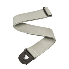 DAddario Guitar Straps Silver D'Addario Planet Lock Polypropylene Guitar Strap