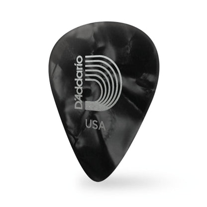 DAddario Picks D'Addario Classic Celluloid Black Pearl 0.50mm Light Gauge Guitar Pick