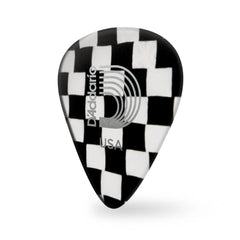 DAddario Picks D'Addario Classic Celluloid Checkerboard 1.0mm Heavy Gauge Guitar Pick