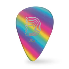DAddario Picks D'Addario Classic Celluloid Rainbow 0.70mm Medium Gauge Guitar Pick