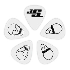 DAddario Picks D'Addario Joe Satriani Signature Guitar Picks White- Pack of 10