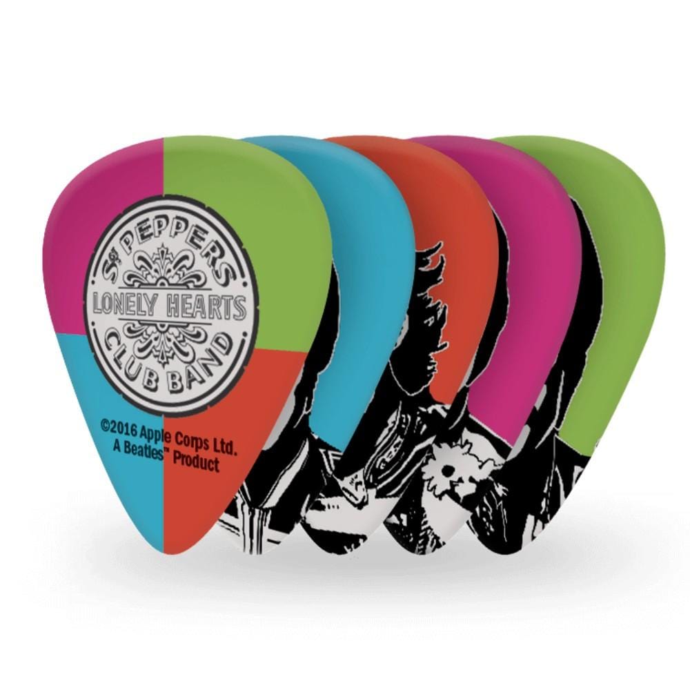 daddario picks d'addario the beatles sgt peppers lonely hearts club band guitar picks- pack of 10      #gauges_heavy-gauge-1.0mm