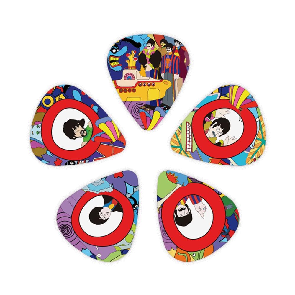 daddario picks d'addario the beatles yellow submarine 50th anniversary guitar picks - pack of 10    #gauge_heavy-gauge-0.85mm