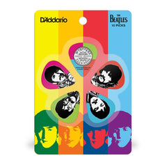 DAddario Picks Light Gauge.50mm D'Addario The Beatles SGT Peppers Lonely Hearts Club Band Guitar Picks- Pack of 10