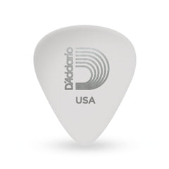 DAddario Picks Pack of 10 D'Addario Classic Celluloid White 0.50mm Light Gauge Guitar Pick
