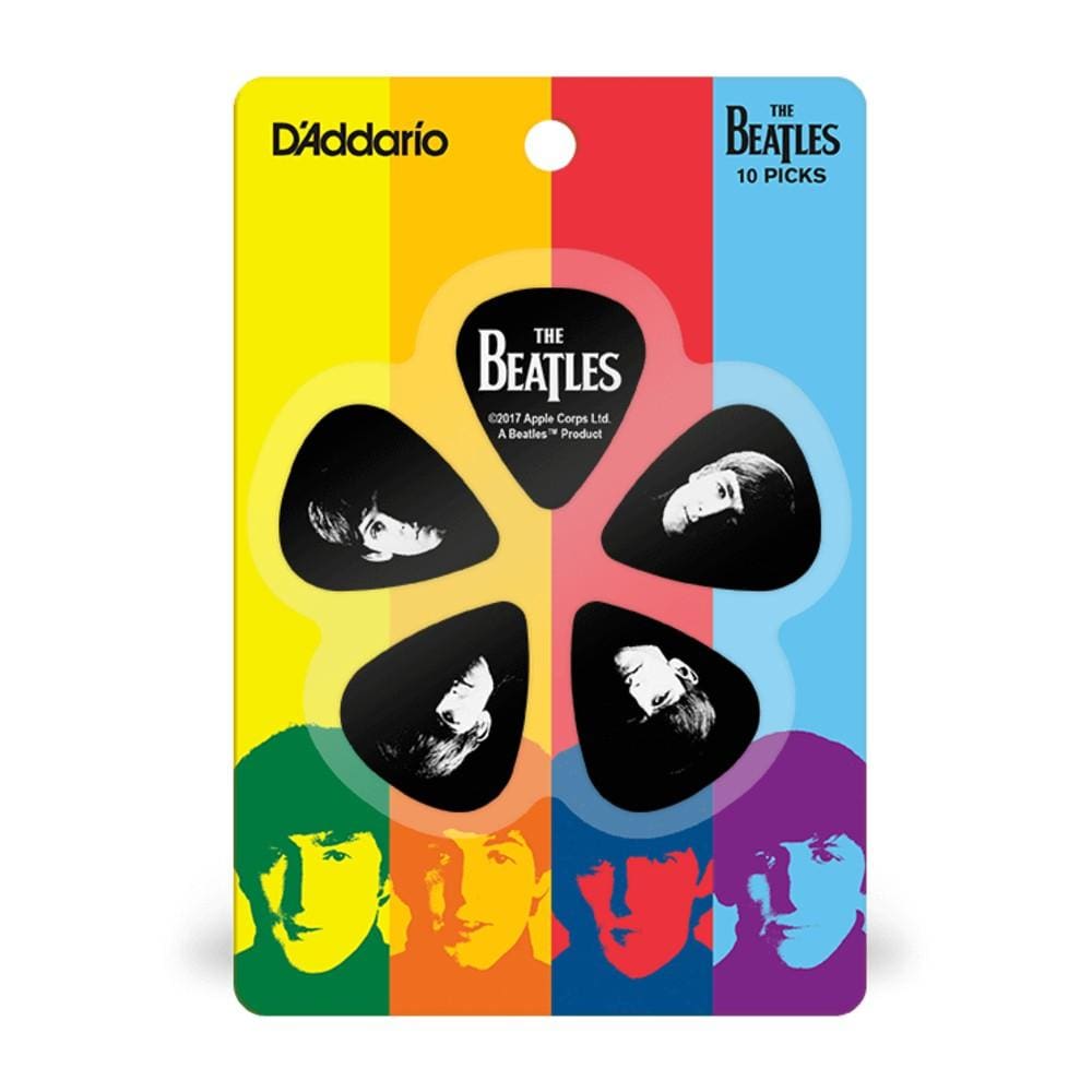 DAddario Picks Thin Gauge .50mm D'Addario Meet The Beatles Guitar Picks- Pack of 10