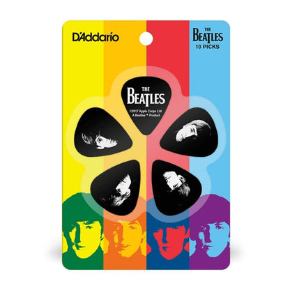 DAddario Picks Thin Gauge .50mm D'Addario Meet The Beatles Guitar Picks- Pack of 10
