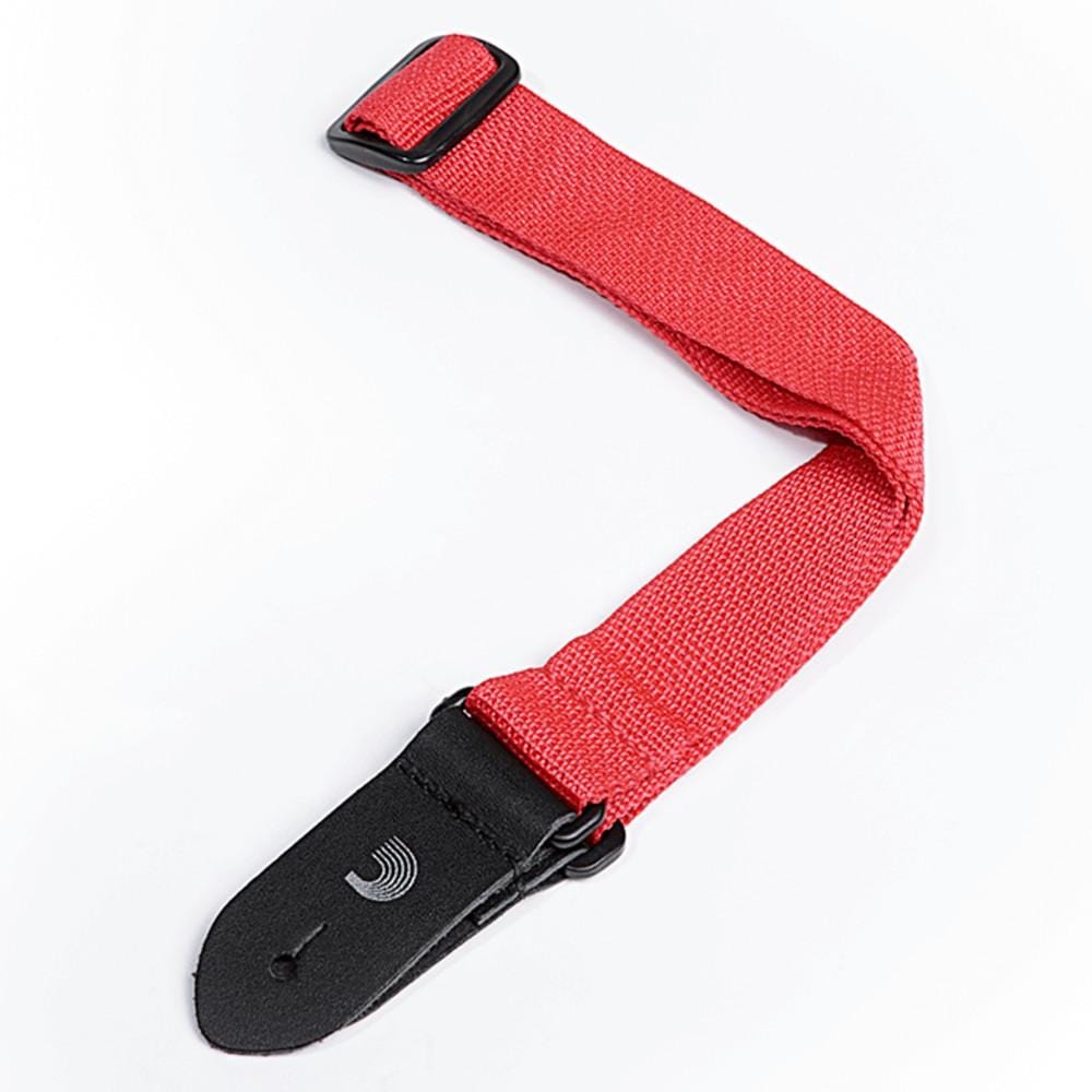 daddario ukulele straps red d'addario polypropylene ukulele strap   #color_red