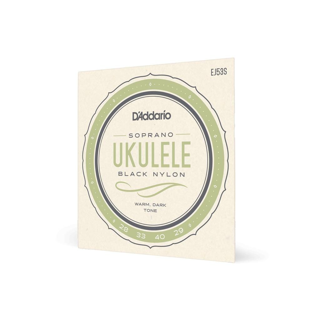 daddario ukulele strings d'addario ej53s soprano ukulele string set
