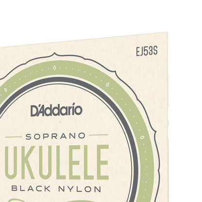 daddario ukulele strings d'addario ej53s soprano ukulele string set