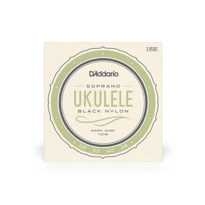daddario ukulele strings d'addario ej53s soprano ukulele string set