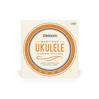 daddario ukulele strings d'addario ej65b baritone ukulele string set