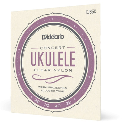 DAddario Ukulele Strings D'Addario EJ65C Ukulele Strings - Pro-Art̩ Custom Extruded Nylon