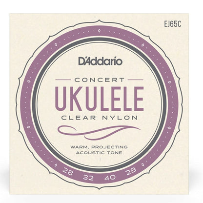 DAddario Ukulele Strings D'Addario EJ65C Ukulele Strings - Pro-Art̩ Custom Extruded Nylon