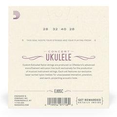 DAddario Ukulele Strings D'Addario EJ65C Ukulele Strings - Pro-Art̩ Custom Extruded Nylon