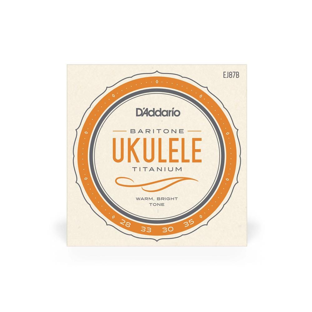 daddario ukulele strings d'addario ej87b baritone ukulele string set