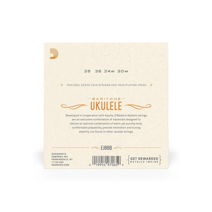 DAddario Ukulele Strings D'Addario EJ88B Baritone Ukulele String Set