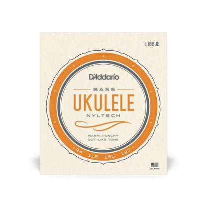 daddario ukulele strings d'addario ej88ub u bass ukulele string set