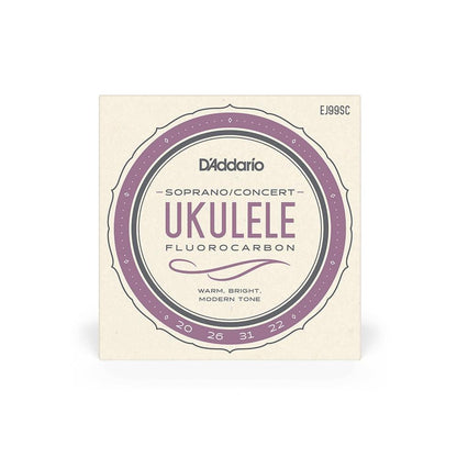 DAddario Ukulele Strings D'Addario EJ99SC Soprano/Concert Ukulele String Set