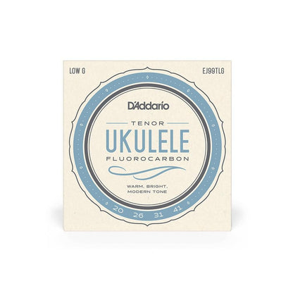 daddario ukulele strings d'addario ej99tlg tenor low g ukulele string set