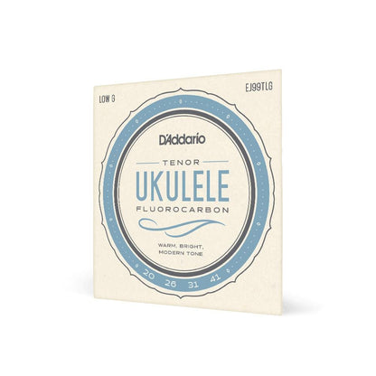 daddario ukulele strings d'addario ej99tlg tenor low g ukulele string set