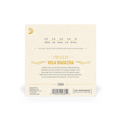 DAddario Viola Strings D'Addario EJ82A Viola Brasileira Cebolao Re and Boiadeira Tunings String