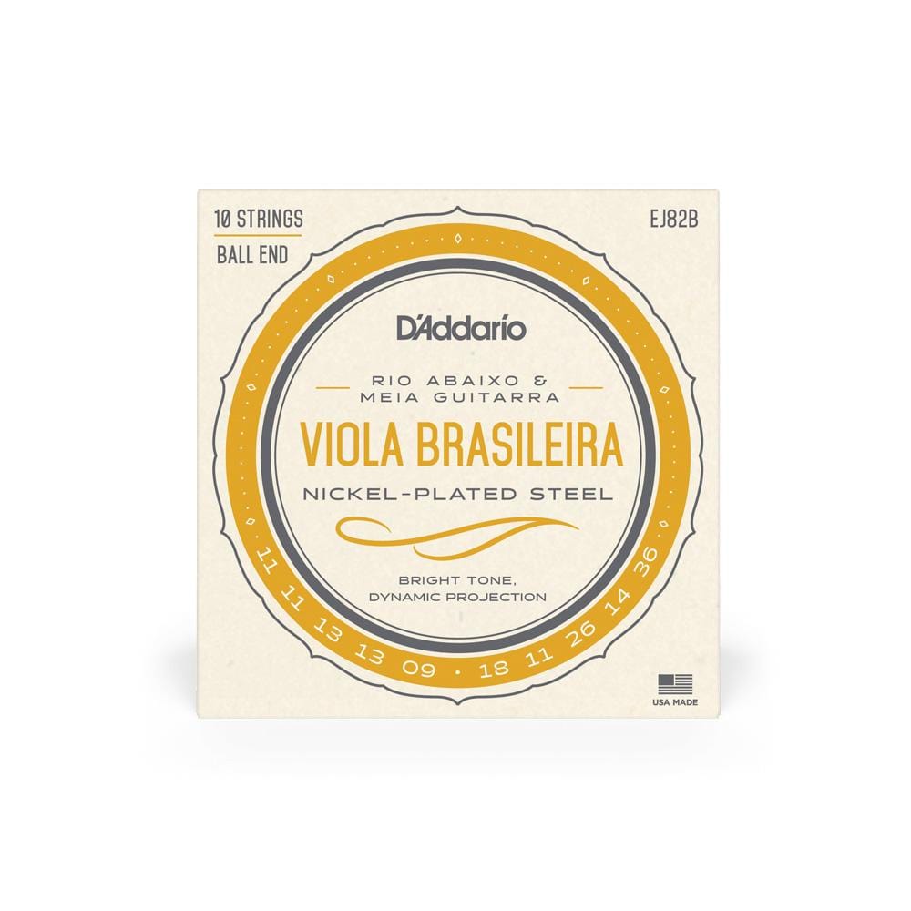 daddario viola strings d'addario ej82b viola brasileira rio abaixo and meia guitarra tunning string