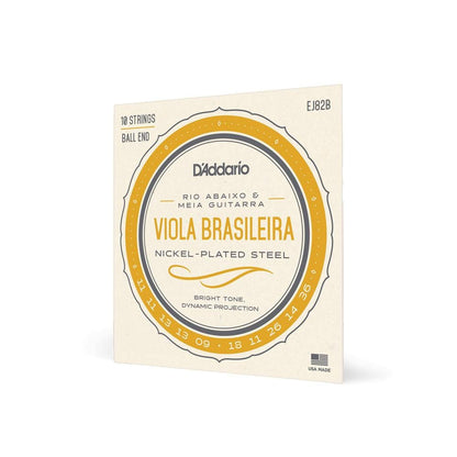 daddario viola strings d'addario ej82b viola brasileira rio abaixo and meia guitarra tunning string