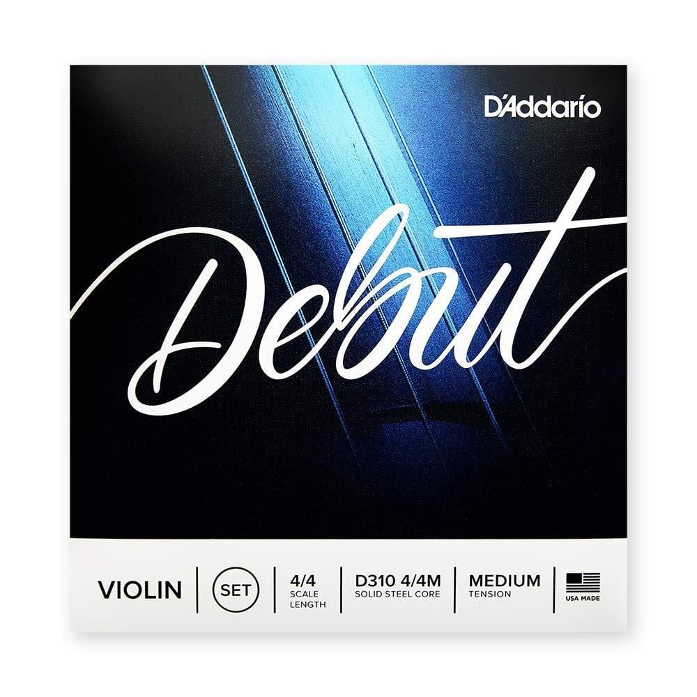 DAddario Violin Strings D'Addario Debut 4/4 Scale Violin String Set- Medium Tension